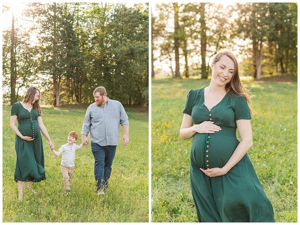 Maternity Session at Cold Harbor Battlefield Park in Richmond, VA